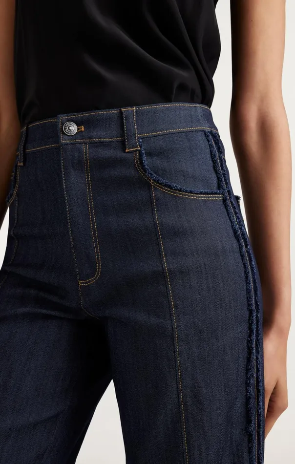 Women Cinq Sept Pants Francine Pant Indigo