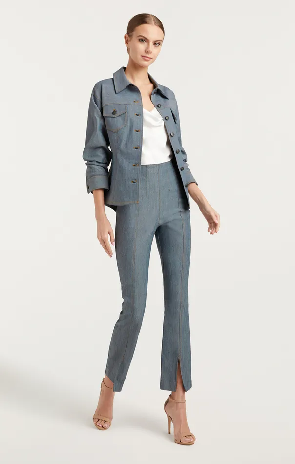 Women Cinq Sept Pants Laurie Pant Light Indigo