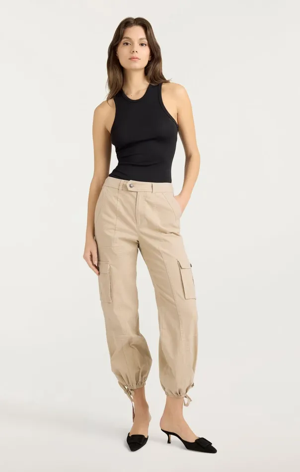Women Cinq Sept Pants Zola Pant Khaki