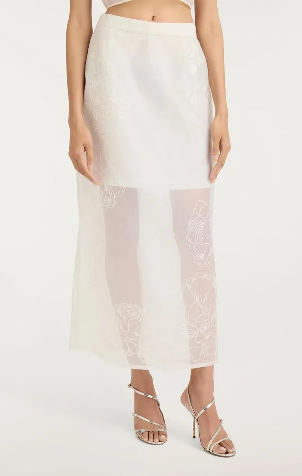 Women Cinq Sept Skirts Etta Skirt Ivory