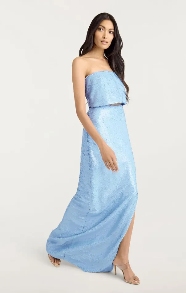 Women Cinq Sept Skirts Jupiter Skirt Serene Sky