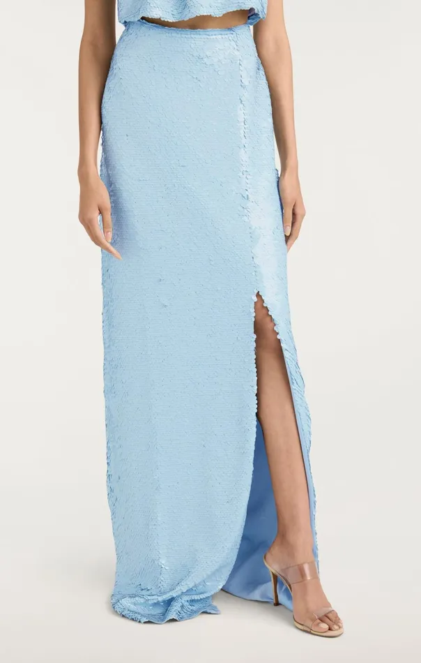 Women Cinq Sept Skirts Jupiter Skirt Serene Sky