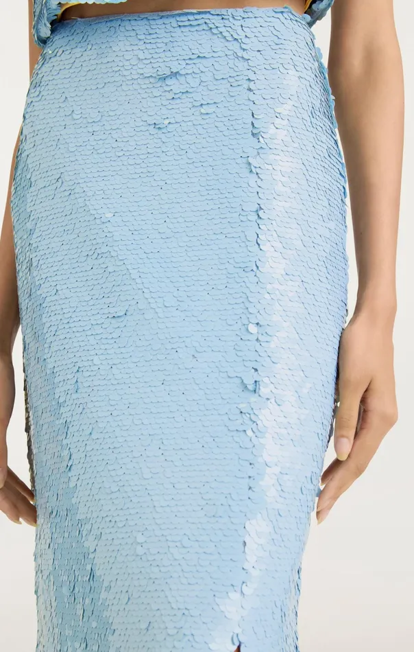 Women Cinq Sept Skirts Jupiter Skirt Serene Sky