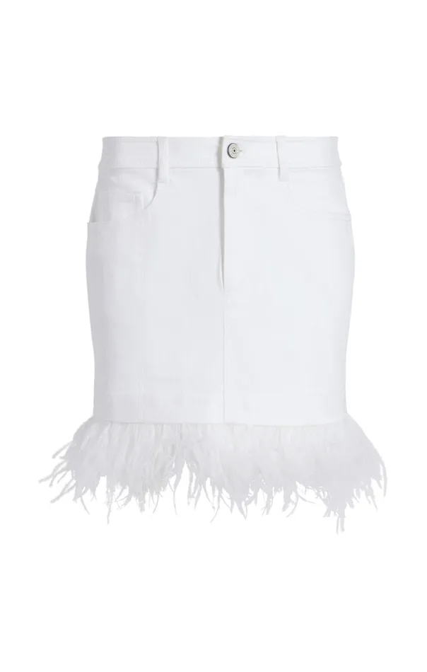 Women Cinq Sept Skirts Luca Skirt White