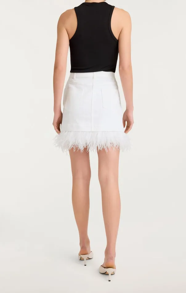 Women Cinq Sept Skirts Luca Skirt White