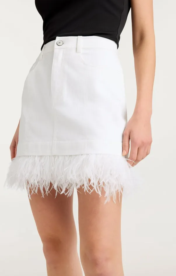 Women Cinq Sept Skirts Luca Skirt White