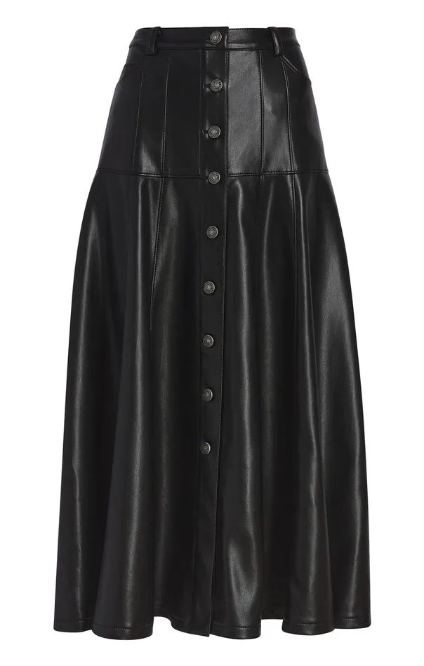 Women Cinq Sept Skirts Veena Skirt Black