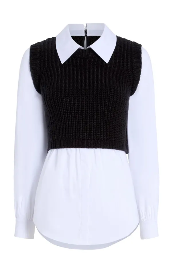 Women Cinq Sept Sweaters and Knits Mara Shaker Pullover Black