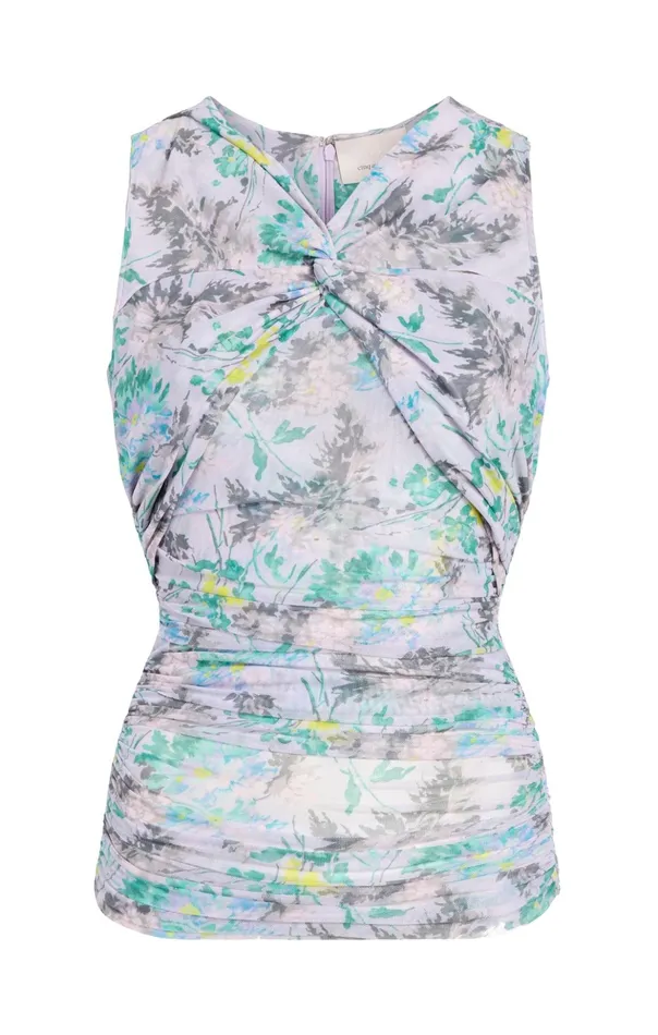 Women Cinq Sept Tank Tops and Camisoles Sleeveless Aniya Top Pastel Multi