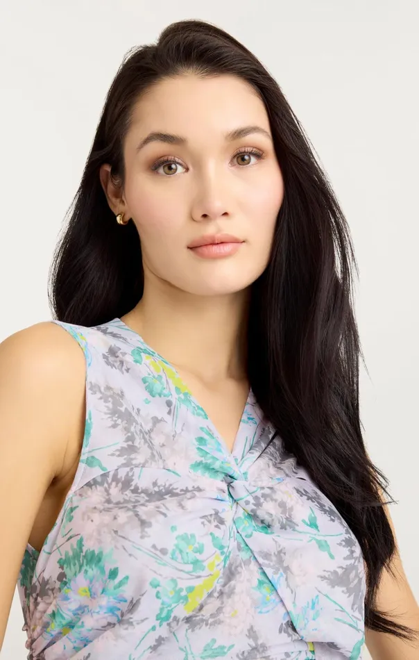 Women Cinq Sept Tank Tops and Camisoles Sleeveless Aniya Top Pastel Multi