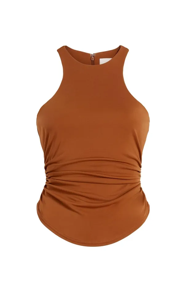 Women Cinq Sept Tank Tops and Camisoles Sonya Top Baked Cookie