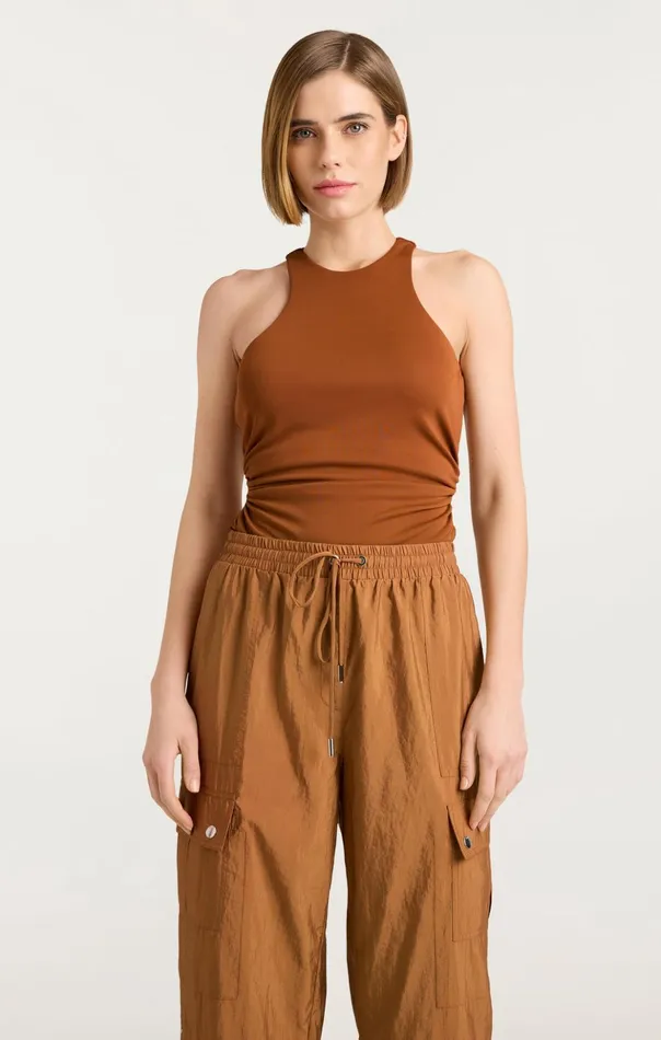 Women Cinq Sept Tank Tops and Camisoles Sonya Top Baked Cookie