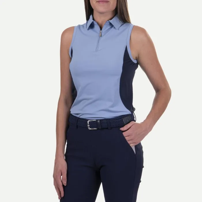 Women Cool Recovery Polo SL Calm Blueatlanta Blue KJUS Polos