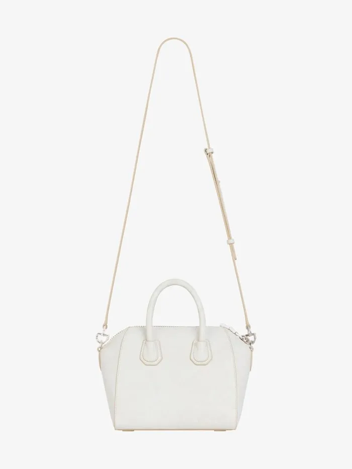 Women Crossbody Bags Givenchy Mini Antigona Bag In Aged Leather Ivory Women Crossbody Bags Givenchy Mini Antigona Bag In Aged Leather Ivory
