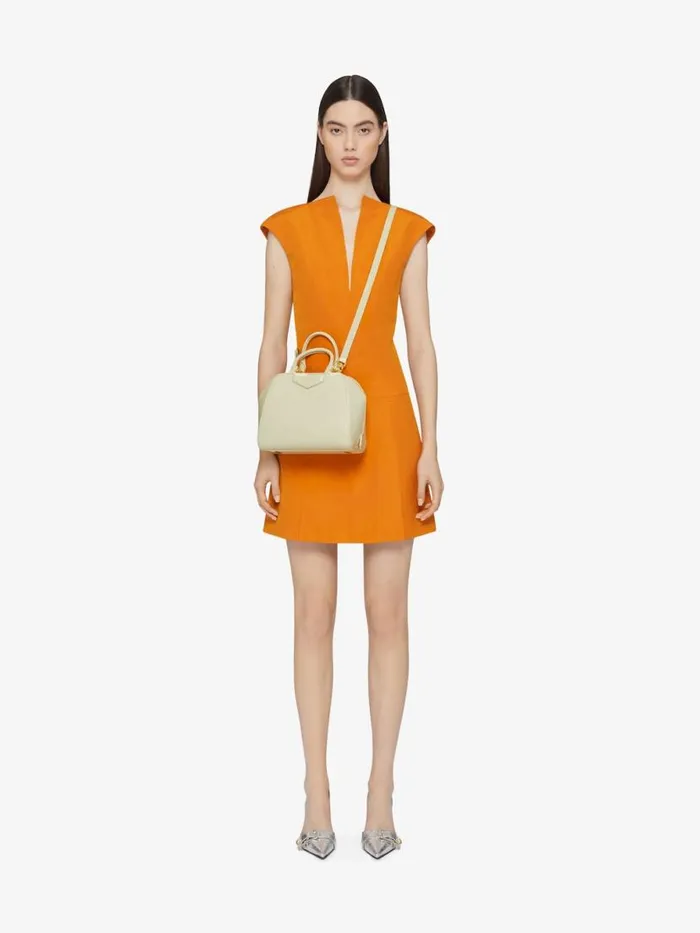 Women Crossbody Bags Givenchy Mini Antigona Cube Bag In Leather Almond Green Women Crossbody Bags Givenchy Mini Antigona Cube Bag In Leather Almond Green