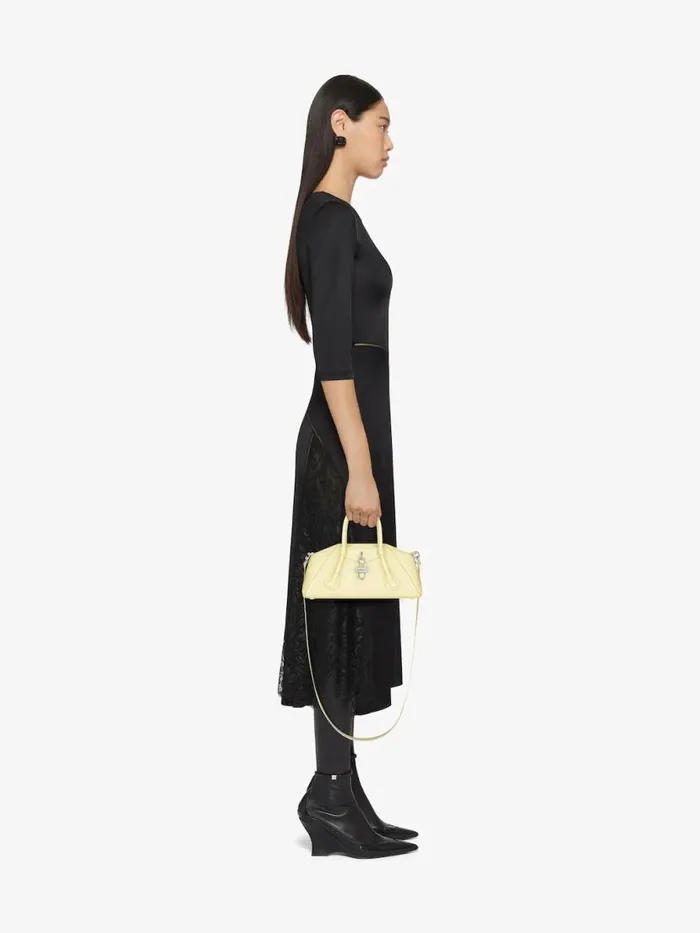 Women Crossbody Bags Givenchy Mini Antigona Stretch Bag In Box Leather Soft Yellow Women Crossbody Bags Givenchy Mini Antigona Stretch Bag In Box Leather Soft Yellow