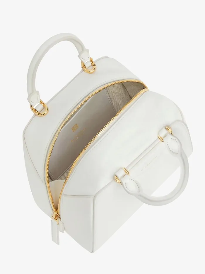 Women Crossbody Bags Givenchy Nano Antigona Cube Bag In Leather Ivory Women Crossbody Bags Givenchy Nano Antigona Cube Bag In Leather Ivory