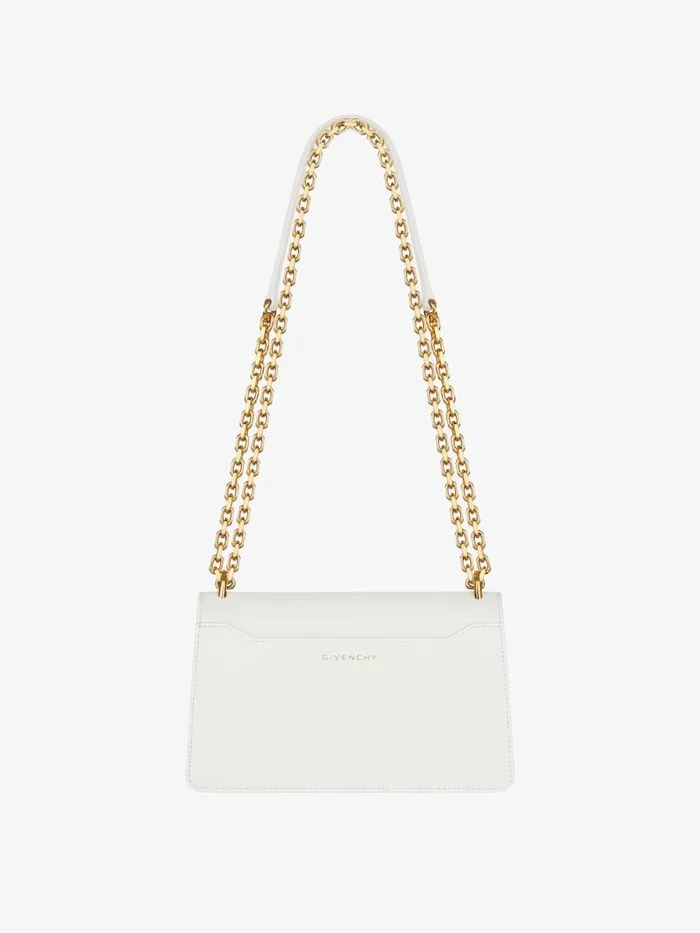 Women Crossbody Bags Givenchy Small 4G Bag In Leather With Chain Ivory Women Crossbody Bags Givenchy Small 4G Bag In Leather With Chain Ivory