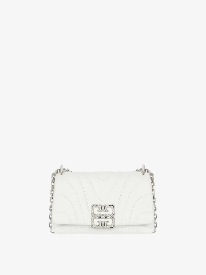 Women Crossbody Bags Givenchy Small 4G Soft Bag In Quilted Leather Ivory