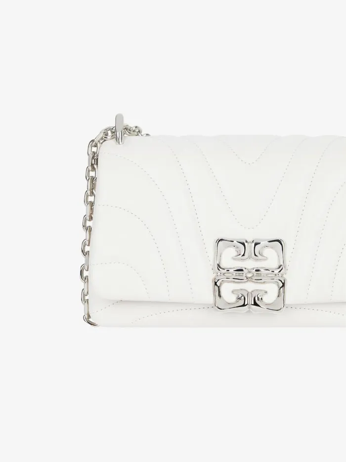 Women Crossbody Bags Givenchy Small 4G Soft Bag In Quilted Leather Ivory Women Crossbody Bags Givenchy Small 4G Soft Bag In Quilted Leather Ivory
