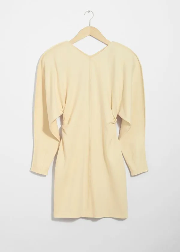 Women Dresses and Other Stories Hourglass Mini Dress Yellow