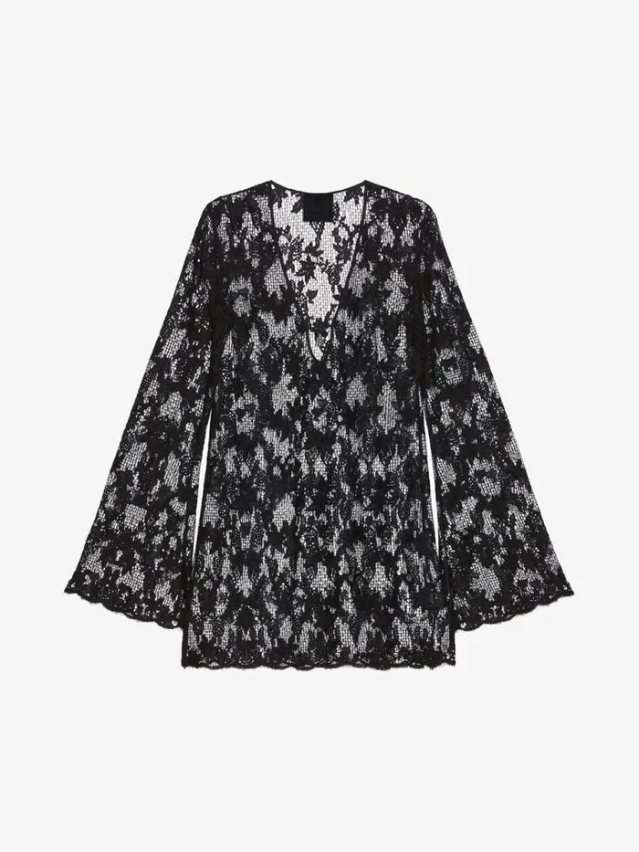 Women Dresses Givenchy Dress In Lace With 4G Detail Black