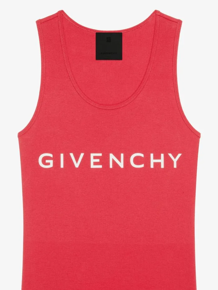 Women Dresses Givenchy GIVENCHY Archetype Tank Dress In Jersey Raspberry