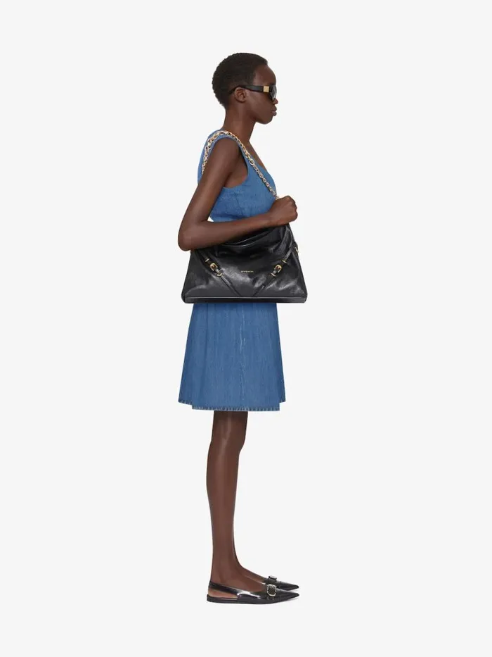 Women Dresses Givenchy Voyou Dress In Denim Deep Blue