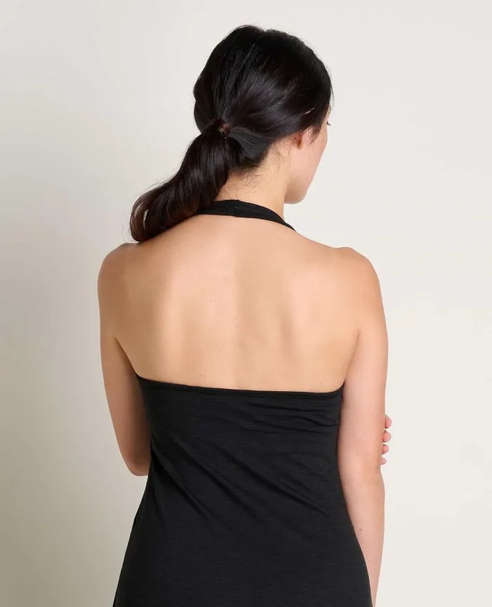Women Dresses Toad and Co Plumeria Halter Dress Black