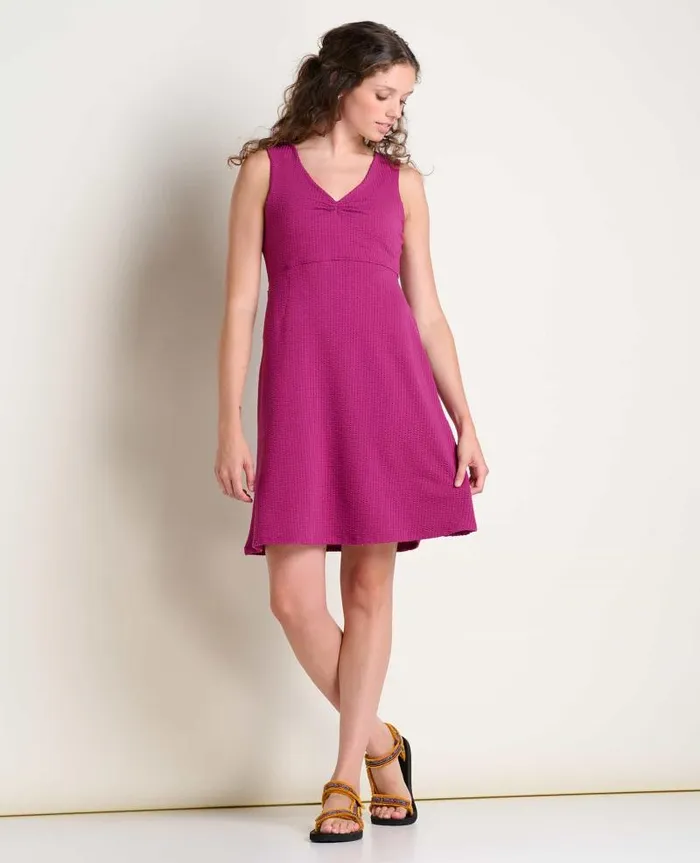 Women Dresses Toad and Co Rosemarie Sleeveless Dress Boysenberry Texture