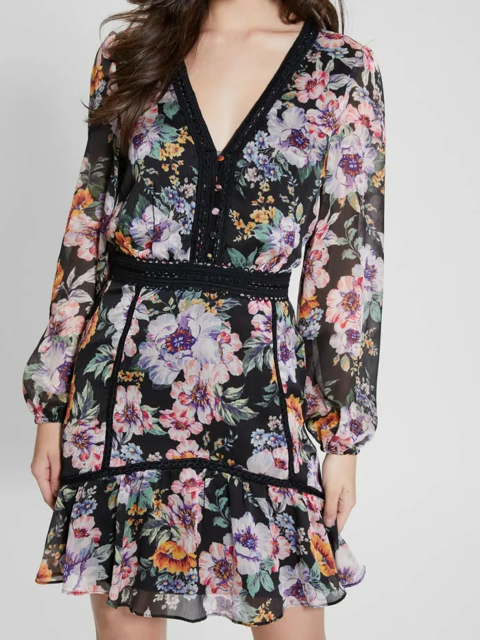 Women Eco Elana Floral Dress Ciaobella Dresses and Jumpsuits GUESS Women Eco Elana Floral Dress Ciaobella Dresses and Jumpsuits GUESS