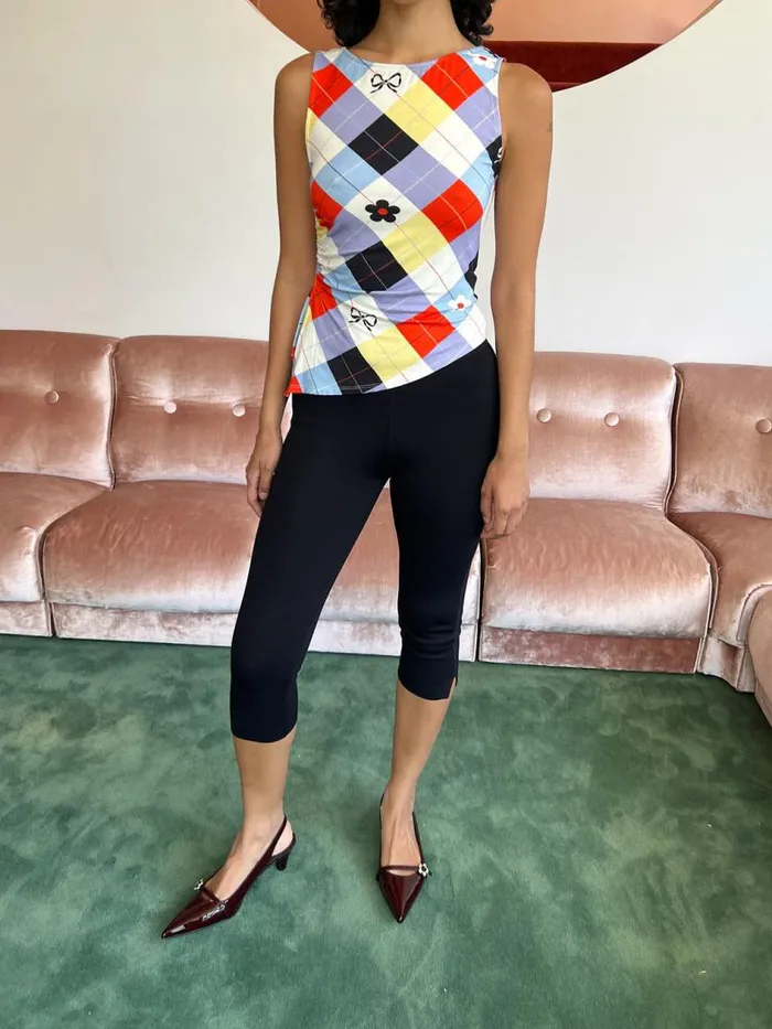 Women Erin Tank Cirque Argyle Lisa Says Gah Sleeveless Tops