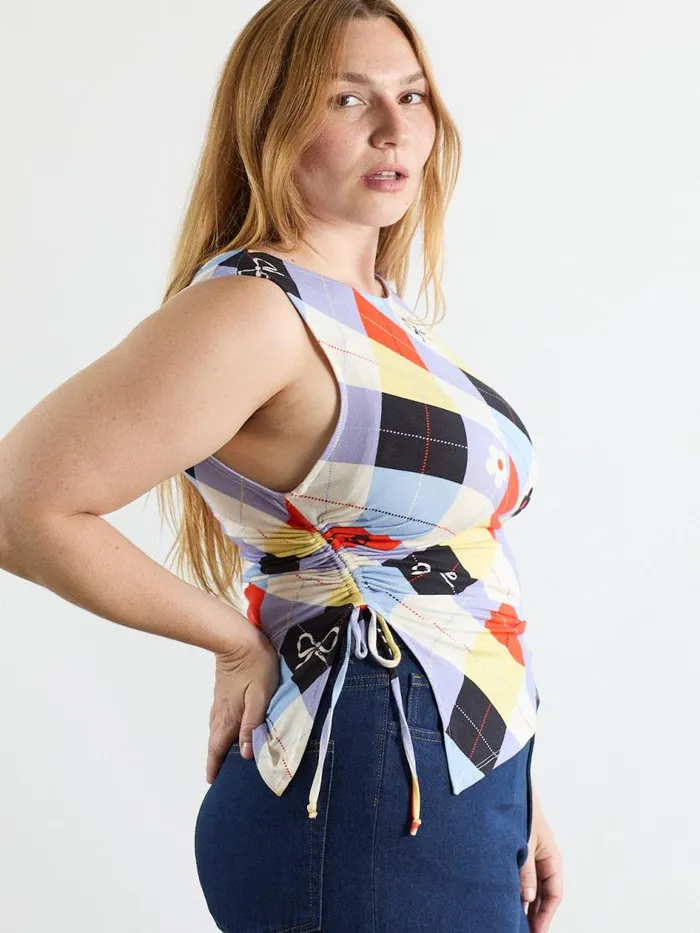 Women Erin Tank Cirque Argyle Lisa Says Gah Sleeveless Tops