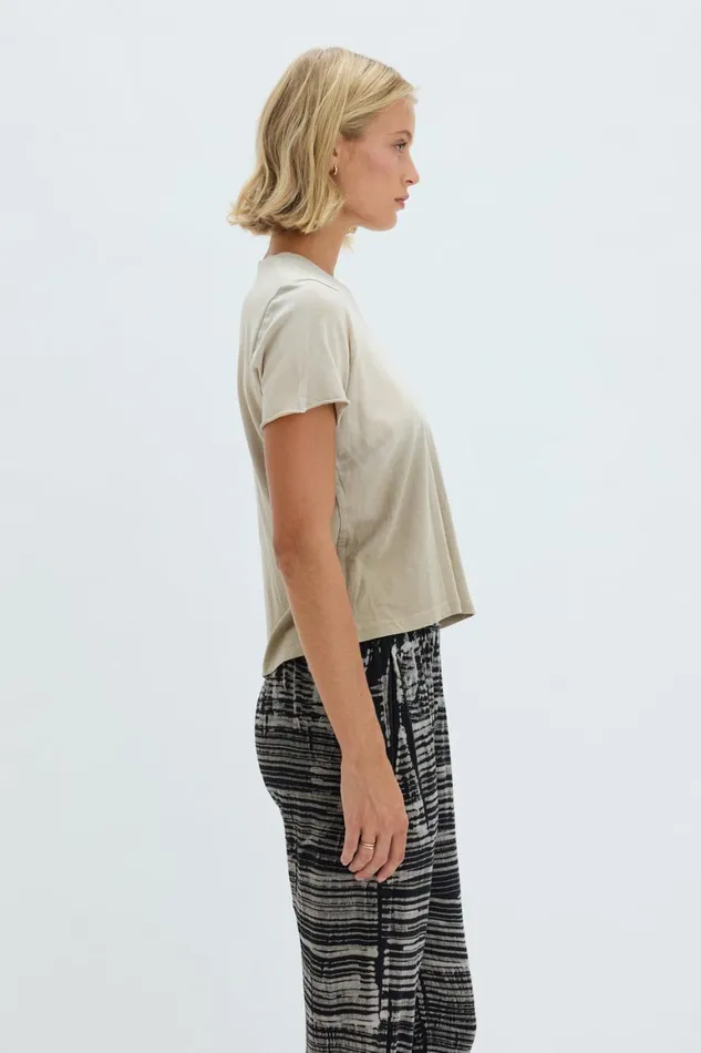 Women Faded Sand Liana Tee Raquel Allegra TShirts