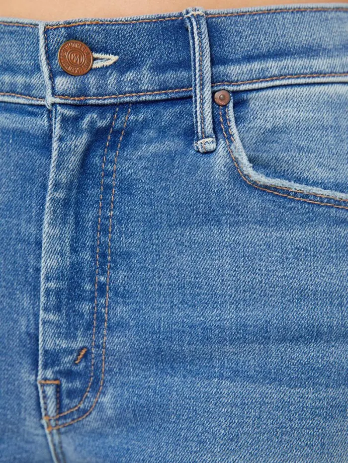 Women Flare Mother Denim Petites The Lil039 Weekender Wash Layover