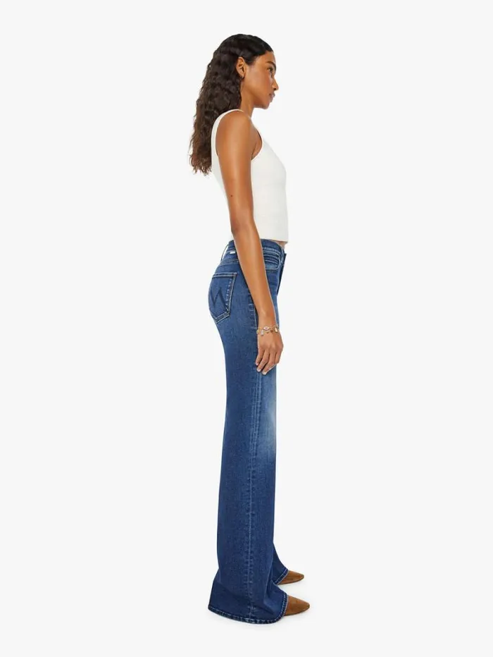 Women Flare Mother Denim The Doozy Wash Uncharted Waters
