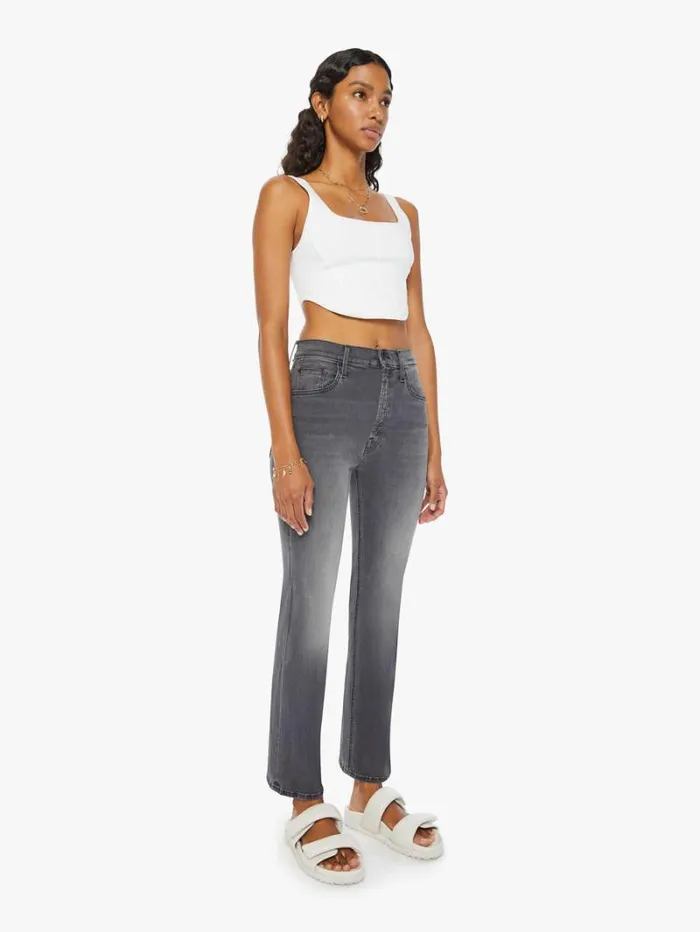 Women Flare Mother Denim The Tripper Ankle Wash Lighting Up Lanterns