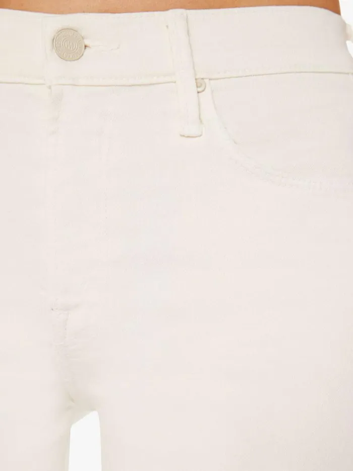 Women Flare Mother Denim The Twister Skimp Cream Puffs
