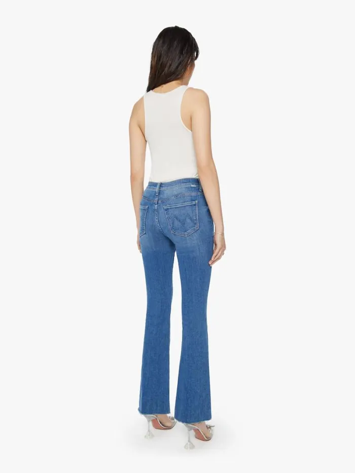Women Flare Mother Denim The Weekender Fray Wash A Groovy Kind Of Love Women Flare Mother Denim The Weekender Fray Wash A Groovy Kind Of Love