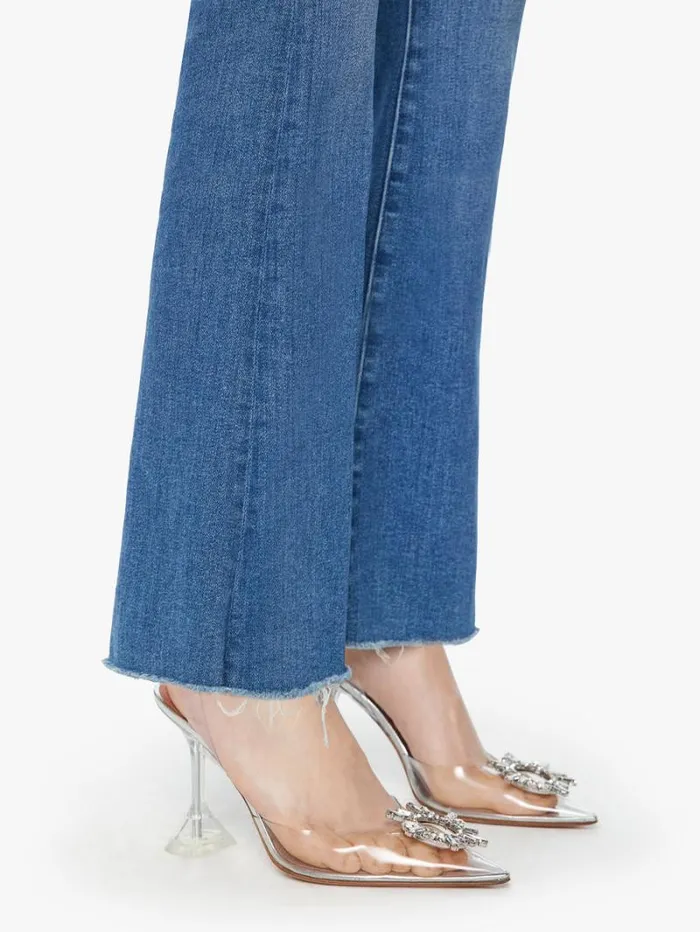 Women Flare Mother Denim The Weekender Fray Wash A Groovy Kind Of Love Women Flare Mother Denim The Weekender Fray Wash A Groovy Kind Of Love