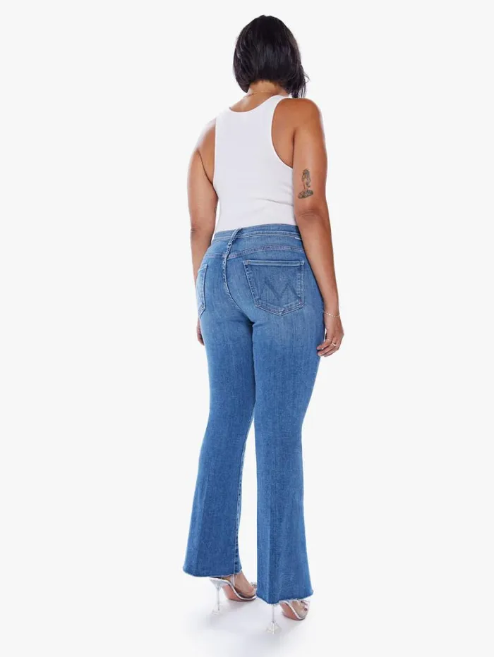 Women Flare Mother Denim The Weekender Fray Wash A Groovy Kind Of Love Women Flare Mother Denim The Weekender Fray Wash A Groovy Kind Of Love