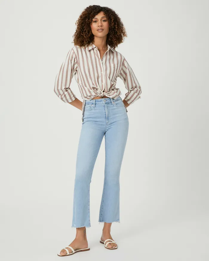 Women Flare PAIGE Claudine Flare Jean 8211 Martini
