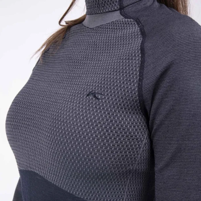 Women Freelite Baselayer LS Deep Spacesteel Grey KJUS Base Layers