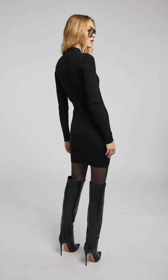 Women Generation Love Clothing Dresses Yara Rib Dress Black