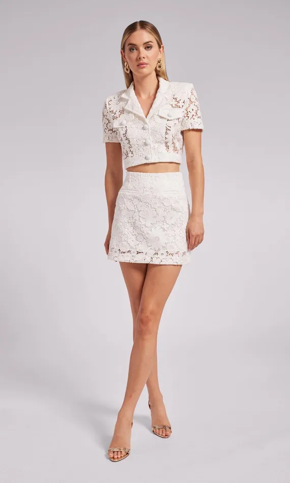 Women Generation Love Clothing Skirts Sabrina Lace Skirt White