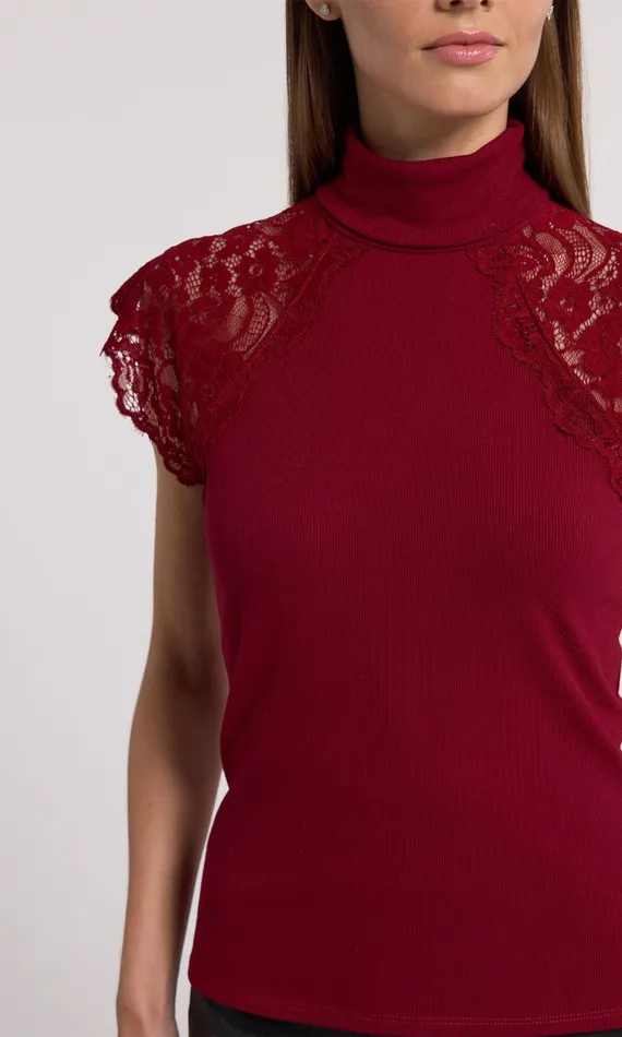 Women Generation Love Clothing Tops Jessenia Lace Combo Top Scarlett
