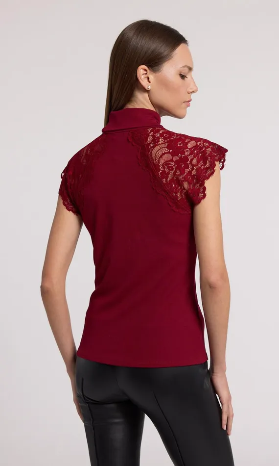 Women Generation Love Clothing Tops Jessenia Lace Combo Top Scarlett