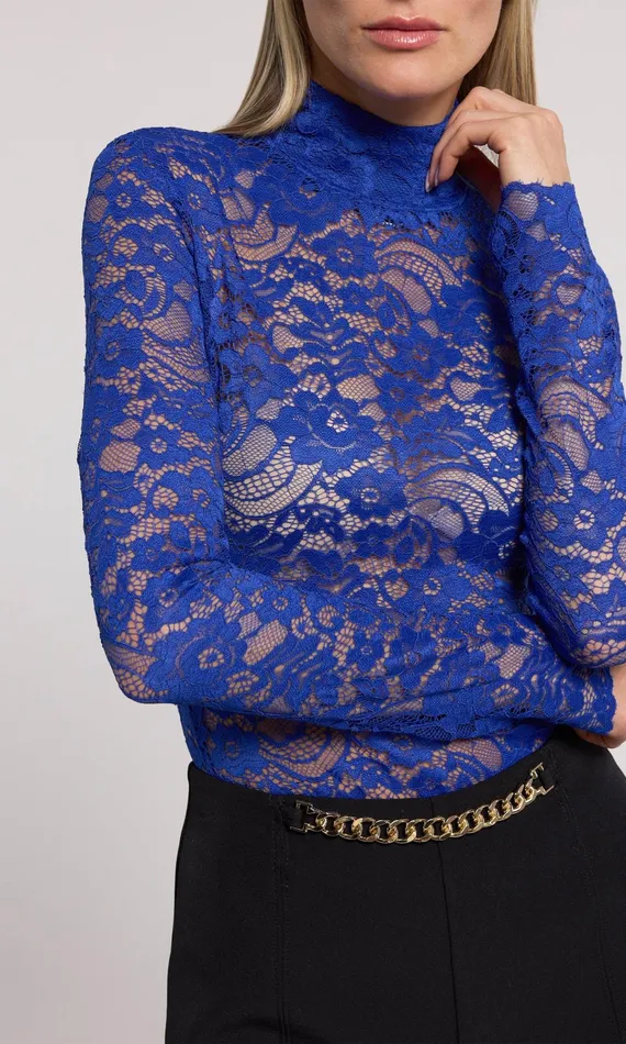 Women Generation Love Clothing Tops Tyla Lace Top Ultramarine