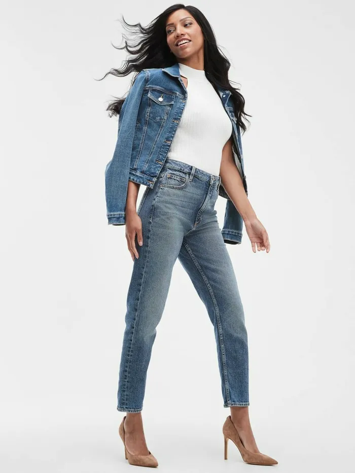 Women GUESS Eco Distressed HighRise Mom Jeans Negroni Jeans and Denim Women GUESS Eco Distressed HighRise Mom Jeans Negroni Jeans and Denim