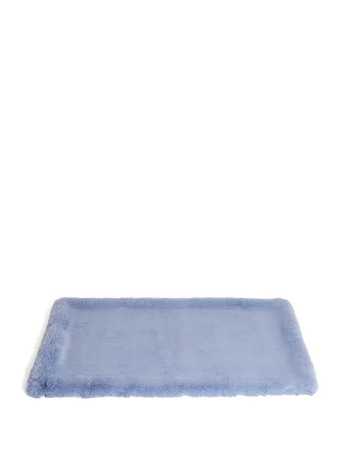 Women GUESS FauxFur Pet Carpet Blue Sky Home Women GUESS FauxFur Pet Carpet Blue Sky Home